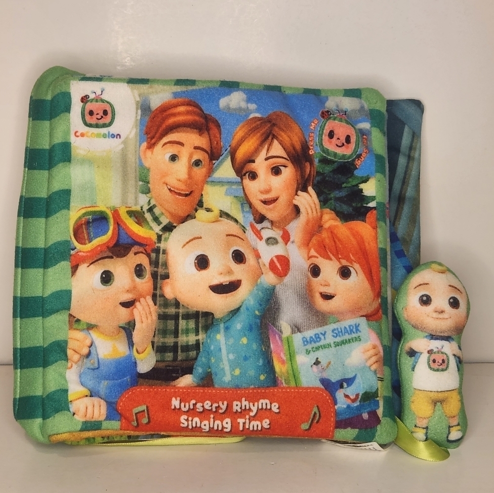 Cocomelon Nursery Rhyme Singing Time Plush Toddler Book